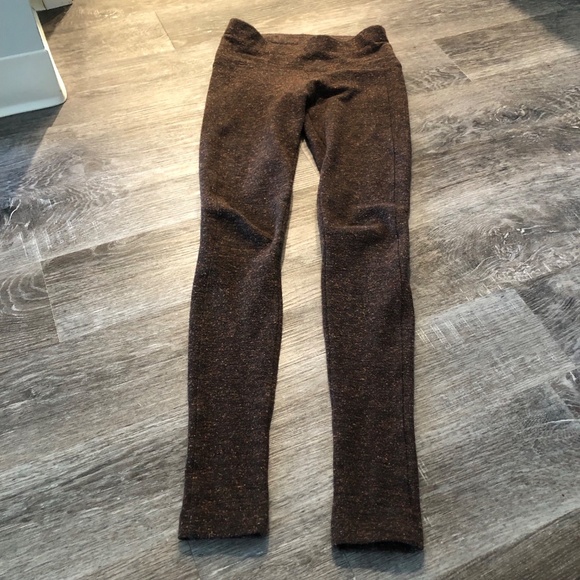 Brown Wool Blend Leggings - XS - Picture 6 of 12
